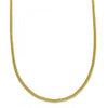 Gargantilla Básica 5.223.033.18 Oro Laminado, Diseño de Cubana, Pulido, Dorado