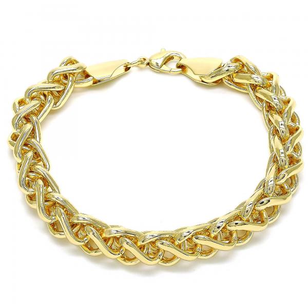 Pulsera Básica 03.331.0148.09 Oro Laminado, Pulido, Dorado