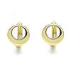 Argolla Huggie 02.213.0282.12 Oro Laminado, Pulido, Dorado