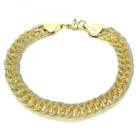 Pulsera Básica 03.331.0124.09 Oro Laminado, Pulido, Dorado