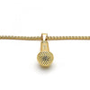Collares con Dije 04.242.0074.30 Oro Laminado, Pulido, Dorado