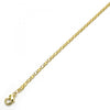 Gargantilla Básica 04.213.0050.24 Oro Laminado, Pulido, Dorado