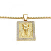 Collares con Dije 04.242.0072.30 Oro Laminado, con Cristal Blanca, Pulido, Dorado