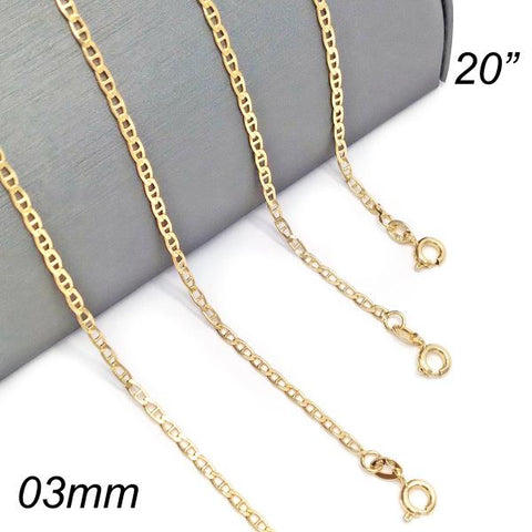 Gargantilla Básica 04.58.0012.20 Oro Laminado, Pulido, Dorado
