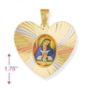 Dije Religioso 5.194.014 Oro Laminado, Diseño de Altagracia, Diamantado, Tricolor