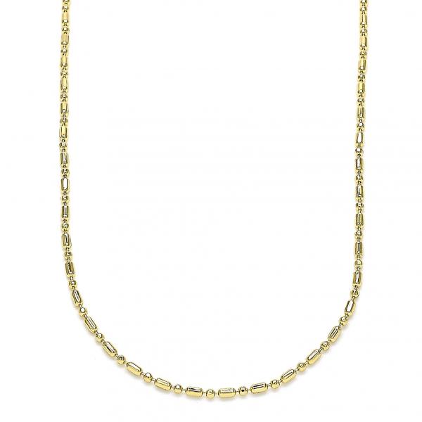 Gargantilla Básica 04.213.0223.18 Oro Laminado, Pulido, Dorado