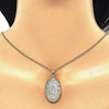Collares con Dije 04.106.0051.1.20 Oro Laminado, Diseño de Guadalupe, Pulido, Dorado