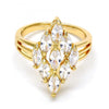 Anillo Multi Piedra 01.210.0054.07 Oro Laminado, con Zirconia Cubica Blanca, Pulido, Dorado