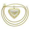Collares con Dije 04.117.0036.20 Oro Laminado, Pulido, Dorado