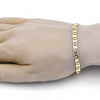 Pulsera Básica 04.63.1340.08 Oro Laminado, Pulido, Dorado