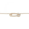Collares con Dije 04.336.0047.1.16 Plata Rodinada, con Zirconia Cubica Blanca, Pulido, Oro Rosado