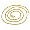 Gargantilla Básica 04.09.0002.20 Oro Laminado, Diseño de Torcido, Diamantado, Dorado