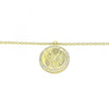 Collares con Dije 04.336.0209.2.16 Plata Rodinada, con Zirconia Cubica Blanca, Pulido, Dorado