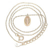 Collares con Dije 04.332.0001.1.16 Plata Rodinada, Pulido, Oro Rosado