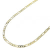Gargantilla Básica 04.213.0239.24 Oro Laminado, Diseño de Figaro, Pulido, Dorado