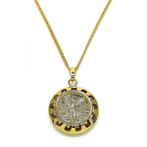 Collares con Dije 04.358.0016.20 Oro Laminado, Pulido, Dorado