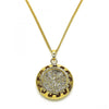 Collares con Dije 04.358.0016.20 Oro Laminado, Pulido, Dorado
