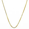 Gargantilla Básica 5.222.040.18 Oro Laminado, Diseño de Box, Pulido, Dorado