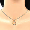 Collares con Dije 04.156.0335.2.20 Oro Laminado, con Micro Pave Granate, Pulido, Dorado