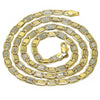 Gargantilla Básica 04.319.0009.1.24 Oro Laminado, Diseño de Mariner, Diamantado, Dorado