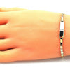 Pulsera con Placa 03.63.2219.06 Oro Laminado, Pulido, Dorado