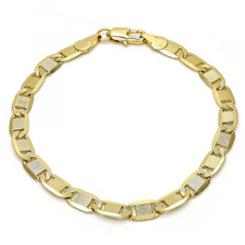 Pulsera Básica 04.63.1336.08 Oro Laminado, Pulido, Dorado