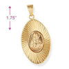 Dije Religioso 5.197.008 Oro Laminado, Diseño de Sagrado Corazon de Jesus, Diamantado, Dorado