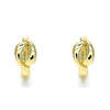 Argolla Huggie 02.213.0273.12 Oro Laminado, Pulido, Dorado