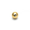 Bead 5.234.028.10.100 Oro Laminado, Diseño de Bola, Pulido, Dorado