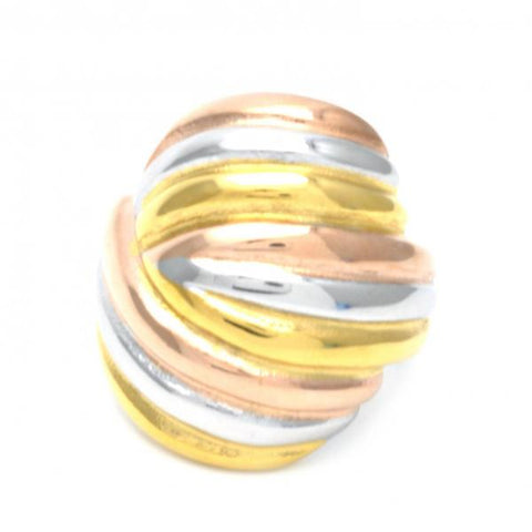 Anillo Elegante 01.226.0003.09 Acero Inoxidable, Pulido, Tricolor