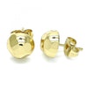 Arete Dormilona 02.100.0118 Oro Laminado, Pulido, Dorado