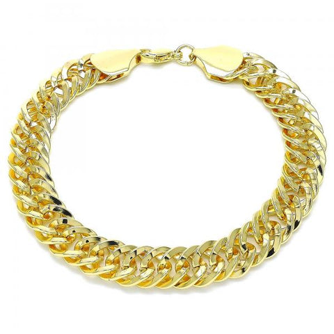 Pulsera Básica 03.331.0145.09 Oro Laminado, Pulido, Dorado