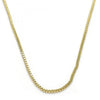 Gargantilla Básica 04.99.0009.18 Oro Laminado, Diseño de Box, Pulido, Dorado