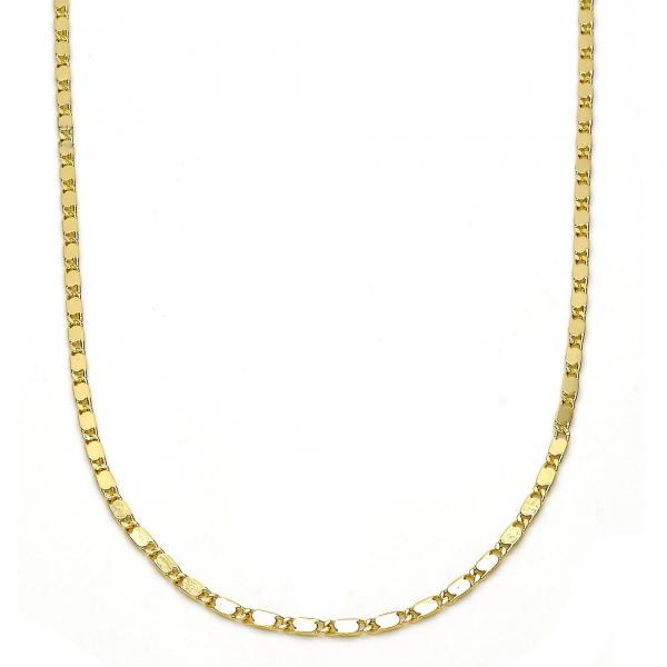 Gargantilla Básica 04.213.0004.24.GT Tono Dorado, Pulido, Dorado