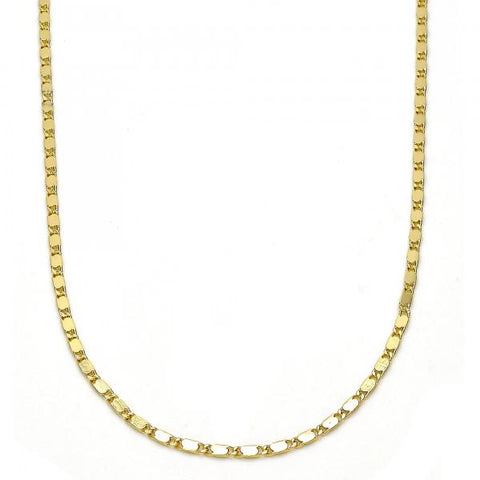 Gargantilla Básica 04.213.0004.24.GT Tono Dorado, Pulido, Dorado