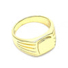 Anillo Infantil 01.185.0013.03 Oro Laminado, Pulido, Dorado