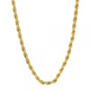 Gargantilla Básica 5.222.035.26 Oro Laminado, Diseño de Rope, Pulido, Dorado
