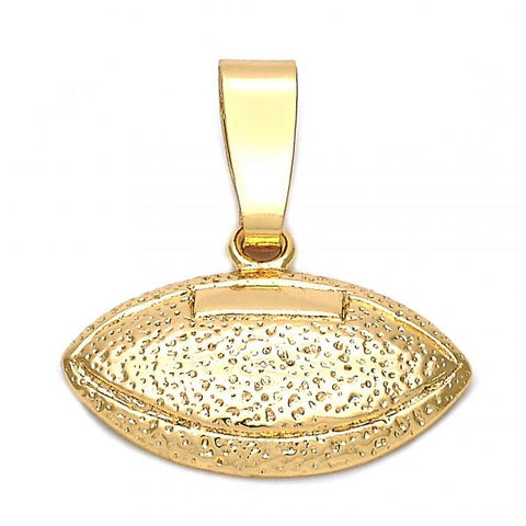Dije Elegante 5.183.043 Oro Laminado, Diseño de Bola, Diamantado, Dorado