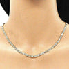 Gargantilla Básica 04.213.0247.22 Oro Laminado, Diseño de Mariner, Diamantado, Dorado