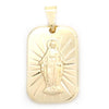 Dije Religioso 05.58.0012 Oro Laminado, Diseño de Medalla Milagrosa, Pulido, Dorado