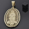 Dije Religioso 5.185.003 Oro Laminado, Diseño de Guadalupe, Pulido, Dorado