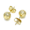 Arete Dormilona 02.100.0106 Oro Laminado, Mate, Dorado