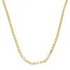 Gargantilla Básica 04.99.0010.18 Oro Laminado, Diseño de Mariner, Pulido, Dorado