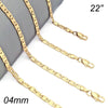 Gargantilla Básica 5.223.014.22 Oro Laminado, Diseño de Pave Mariner, Diamantado, Dorado