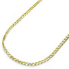 Gargantilla Básica 5.222.007.30 Oro Laminado, Diseño de Cubana, Pulido, Dorado