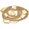 Gargantilla Elegante 04.321.0019.36 Oro Laminado, Pulido, Dorado