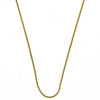 Gargantilla Básica 5.223.031.18 Oro Laminado, Diseño de Cola de Raton, Pulido, Dorado