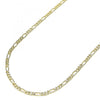 Gargantilla Básica 04.213.0238.18 Oro Laminado, Diseño de Figaro, Pulido, Dorado