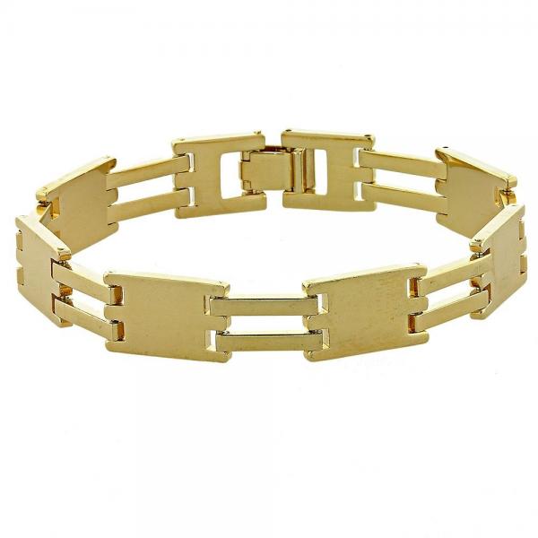 Pulsera Solida 5.034.004.2 Oro Laminado, Pulido, Dorado