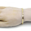 Pulsera Básica 04.63.1335.08 Oro Laminado, Pulido, Dorado